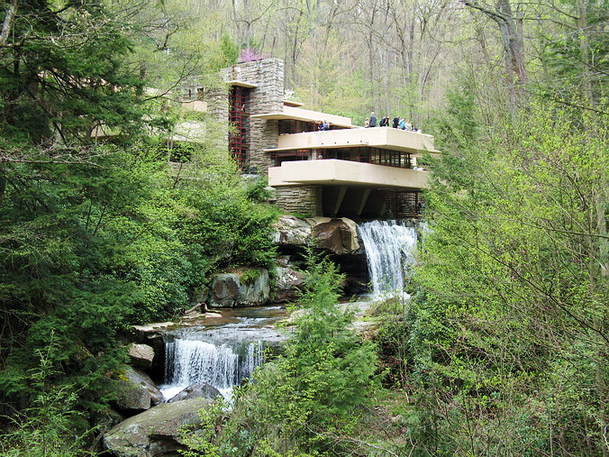 Frank Lloyd Wright's Fallingwater House • Ohiopyle, Pennsylvania