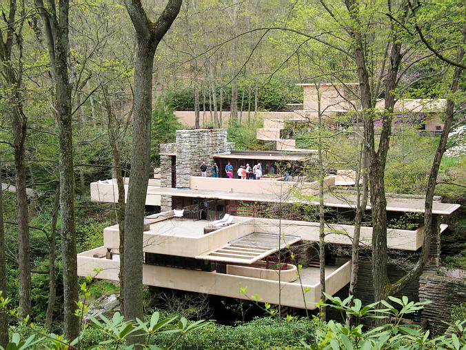 Frank Lloyd Wright's Fallingwater House • Ohiopyle, Pennsylvania