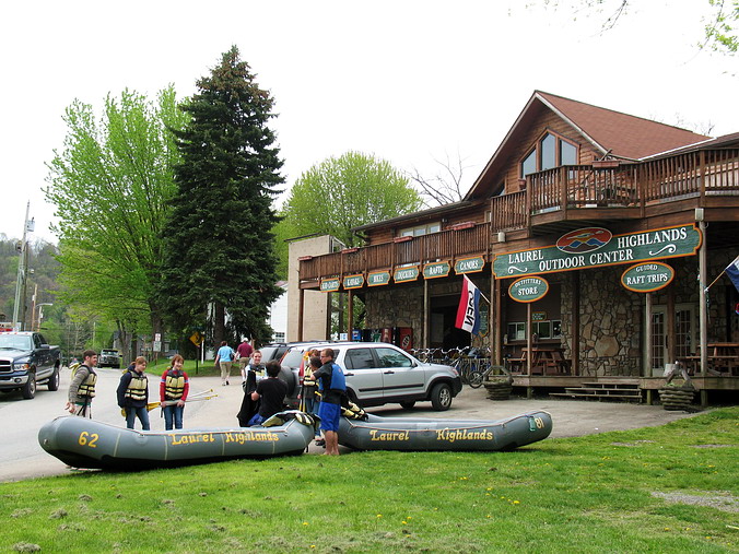 Перед сплавом. Ещё можно передумать… • Ohiopyle, Pennsylvania